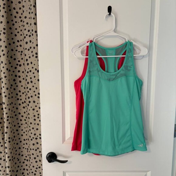NWOT Set of 2 bcg Racerback Athletic Tanks - Picture 1 of 9